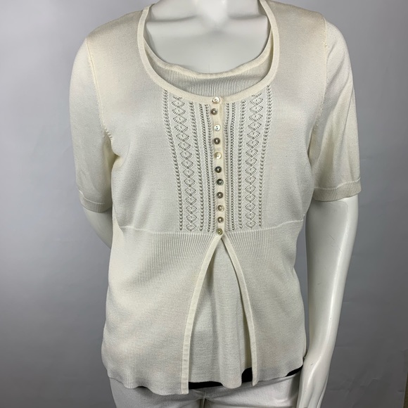 Requirements Sweaters - 3For$20 Requirements 2in1 Top size L